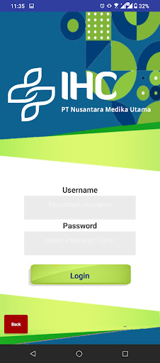 Android application NMU Dashboard screenshort