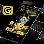 Cover Image of Download Gold Feather Launcher Theme 4.3 APK
