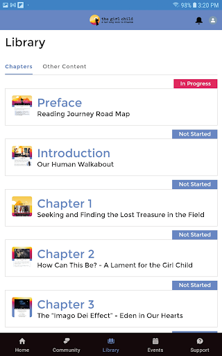 Girl Child Long Walk Hub Screen 3