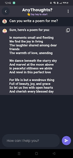 AnyThoughts AI-powered tool