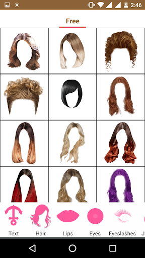 Woman Hair Style Changer