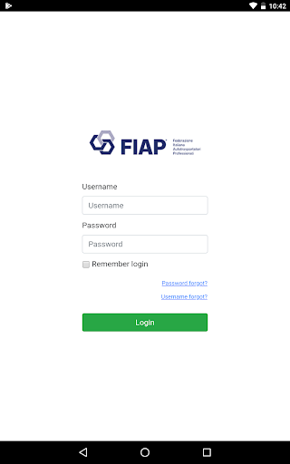 Android application FIAP Autotrasporti screenshort