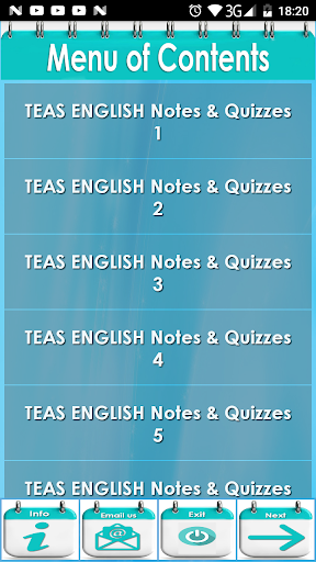 TEAS English Exam Review Screen 2