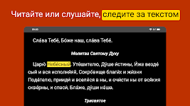 screenshot of Псалтирь на русском: Слушать!