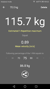 My Lift: Measure your max strength