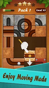 Rolling Ball-Slide Puzzle Game