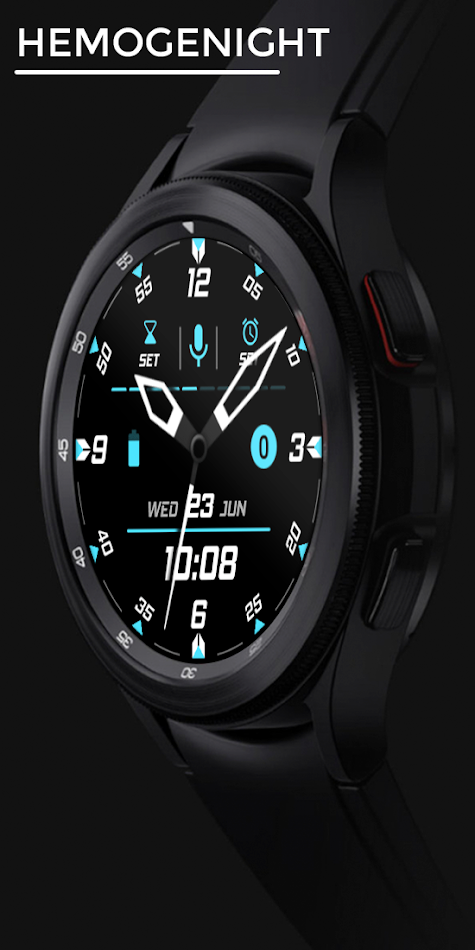 #1. Hemogenight (Android) di: Nighty Watch Faces