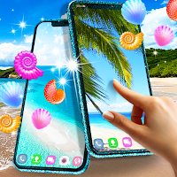 Sunny beach live wallpaper