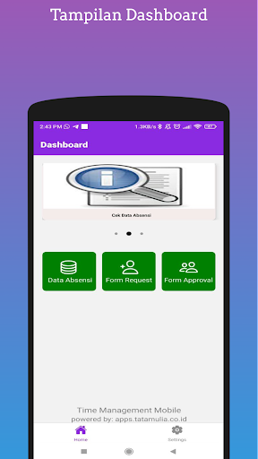 Android application Time Management screenshort