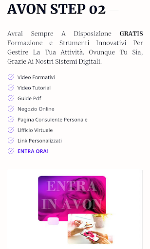 Avon Lavora Con Noi Partner Nd Screen 3