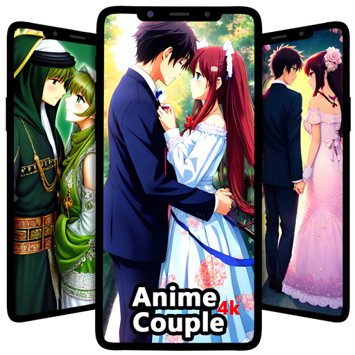 anime couple wallpapers logo