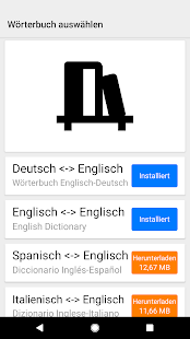 Wörterbuch Englisch Deutsch Captura de pantalla