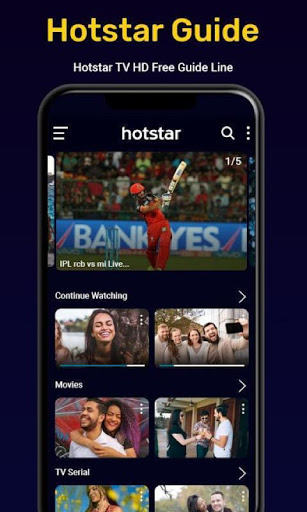 Hotstar TV - Hotstar VIP Hotstar Live Cricket Tips  APK screenshots 3