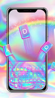 screenshot of Laser Unicorn Keyboard Theme