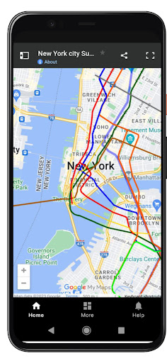 New York Subway Live Map Screen 2