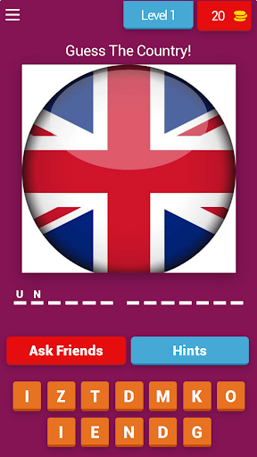 Flags Quiz - Play & Learn Screen 2