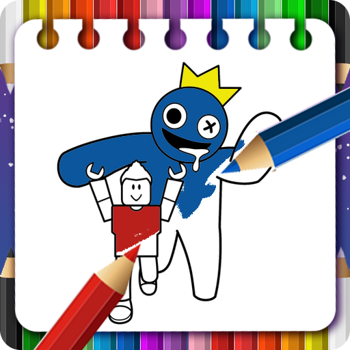 Download Blue Rainbow Friends Coloring on PC (Emulator) - LDPlayer