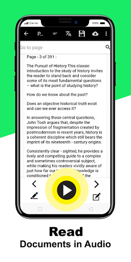 Android application Kibo: Accessibility for all screenshort