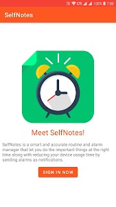 SelfNotes : Alarm & Routine Unknown