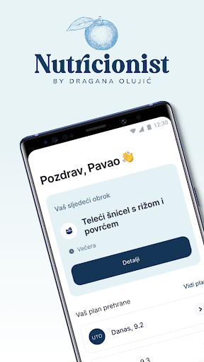 Android application Nutricionist screenshort