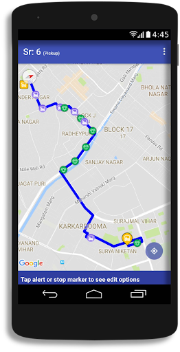 uSchool - Parent App (Vehicle Screen 3