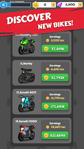 Merge Bike game Apk Mod for Android [Unlimited Coins/Gems] 3
