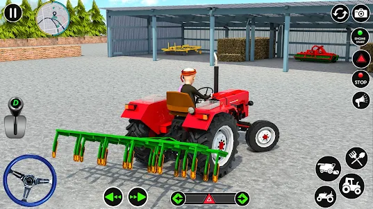 game pertanian traktor modern