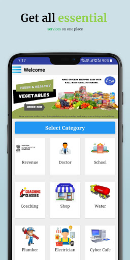 Android application iCall screenshort