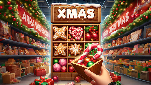 Android application Arrange Goods: Match and Sort screenshort