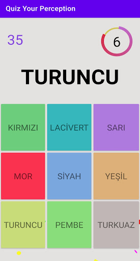 Quiz Your Perception Screen 2