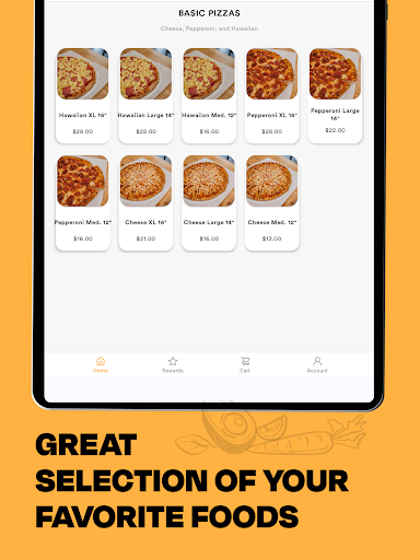 Screenshot of Southpaws Pizza