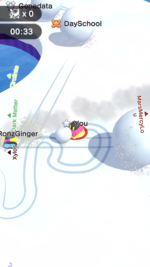 スノーボール.io - 雪玉の爽快なバトルゲームのおすすめ画像4