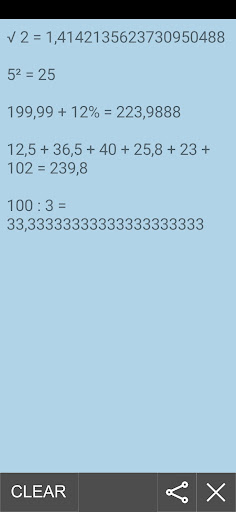 Simple Fast Calculator Screen 2