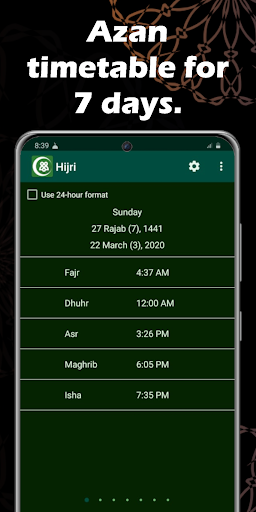 Hijri - Islamic Widget & Salat Screen 3