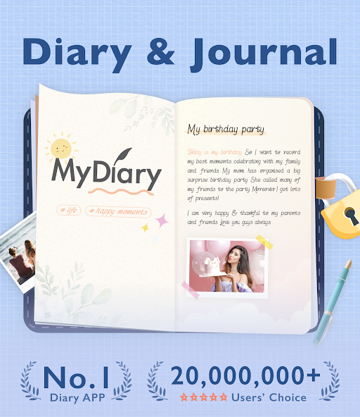 My Diary - Daily Diary Journal 1.03.43.0428 APK + Mod (Unlimited money) untuk android
