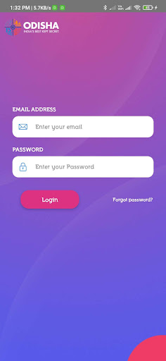 Android application Book Odisha Vendor screenshort
