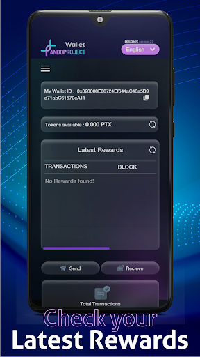 Android application Pando Wallet screenshort