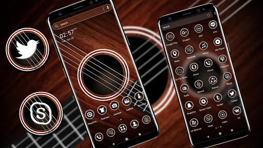 Android application Guitar Launcher Theme screenshort
