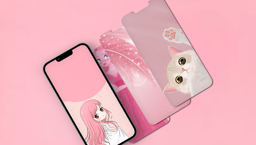 Pink Aesthetic Wallpaper Screen 3