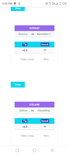 Vedimas: Football Prediction Screen 2