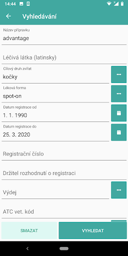 Veterinární léčivé přípravky Screen 3