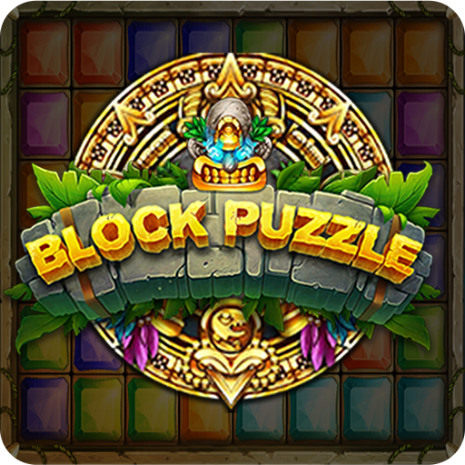 Block puzzle jewel logo