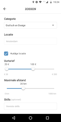 Freelancer.nl app Screen 3