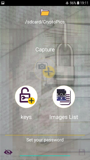 Android application Crypto Pics Pro screenshort