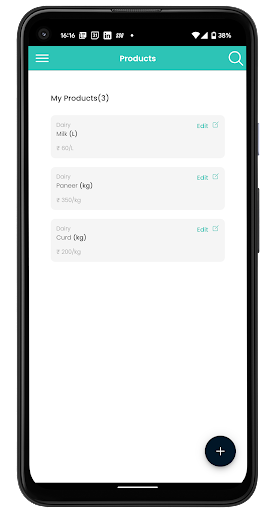 Doodhwala - Dairy Management Screen 3