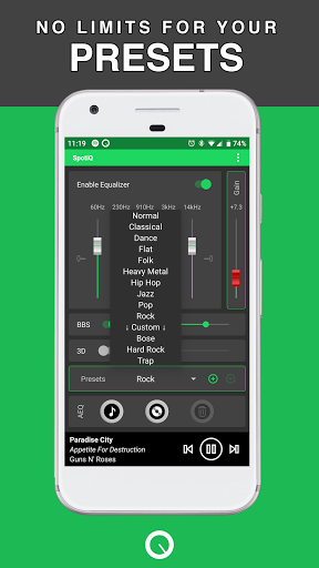 SpotiQ :Equalizer Bass Booster - Music & Audio - apps