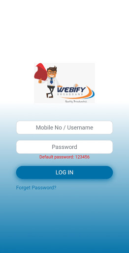 Webify Broadband Service Screen 2