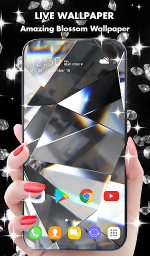 Diamond Live Wallpaper Animated Keyboard By Live Wallpapers And Emoji Keyboard Themes Google Play United States Searchman App Data Information