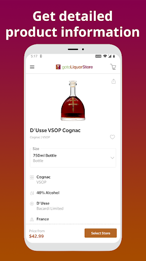 GotoLiquorStore Screen 3