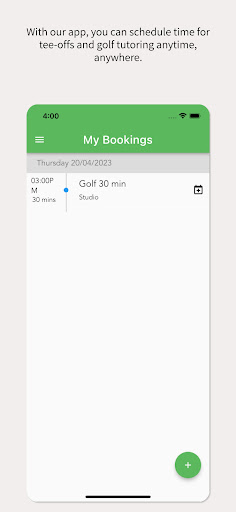 Golf Access Screen 3